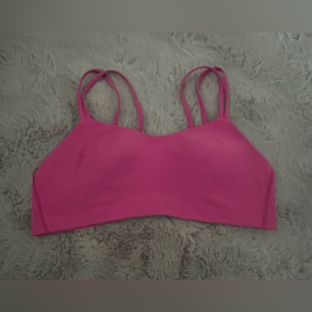 Lululemon like a cloud ribbed bra size 10